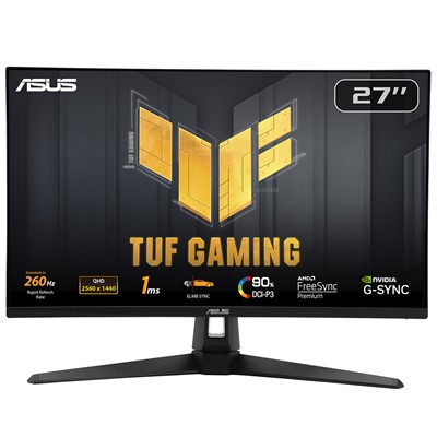 Asus 27" Tuf Gamıng Vg27aqm1a 2560X1440 1Ms 260Hz Dp/Hdmı/Usb +Vesa +Speaker