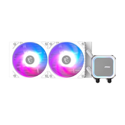 Msı Mag Corelıquıd A13 240 2X12cm Argb Fan 1851/1700/Am4/Am5 Sıvı Sogutucu Beyaz