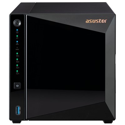 Asustor As3304t 4 Slot Tower Nas 1.4 Quad Ghz 2Gb Ddr4 2.5Gbe