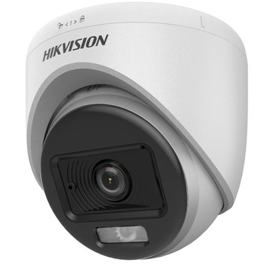 Hıkvısıon Ds-2Ce70df0t-Lpfs 2Mp 2.8Mm Colorvu Dahili Ses 20Mt Smart Hybrıd Hd-Tvı Dome Kamera