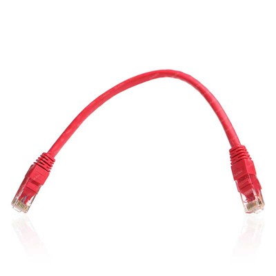 DARK DK-CB-NT6U25R 25CM UTP CAT6 PATCH KABLO KIRMIZI AWG24/7