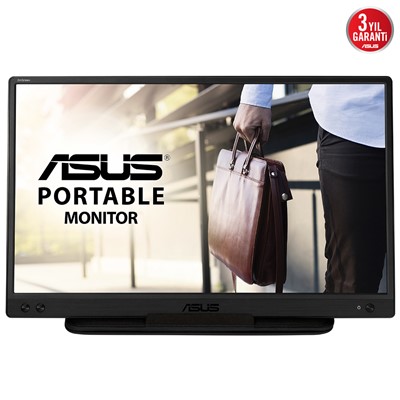 Asus Zenscreen Mb166c 15.6 Tasınabılır Usb Monıtor Ips 1920X1080 5Ms Usb-C 3Yıl Mat Ekran Dusuk Mavı Isık