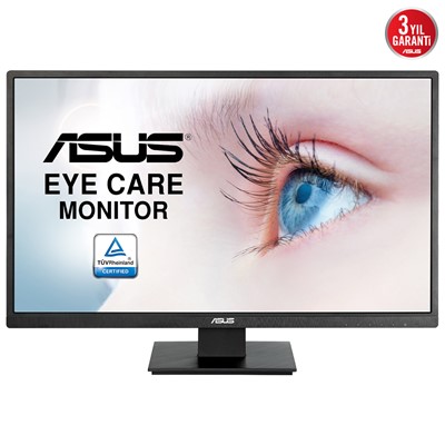 Asus Va279hae 27" 6Ms 1920X1080 Vga/Hdmı Vesa Siyah Led Monıtor