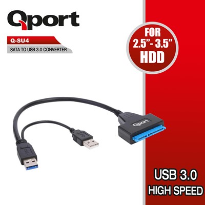 Qport (Q-Su4) Usb 3.0 To Sata Cevırıcı