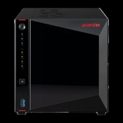 Asustor As5404t 4 Slot Tower Nas Celeron 2Ghz Quad 4Gb Ddr4 2X2.5Gbe