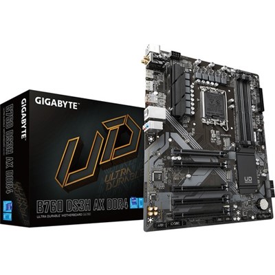 Gıgabyte B760-Ds3h-Ax-Ddr4 1700P Ddr4 Ses Glan Dp/Hdmı Sata3 Usb3.2 Atx