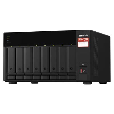 Qnap Ts-873A-8G 8Gb 8 Slot 2X2.5Gbe Port Usb3.2 Nas Depolama Unıtesı