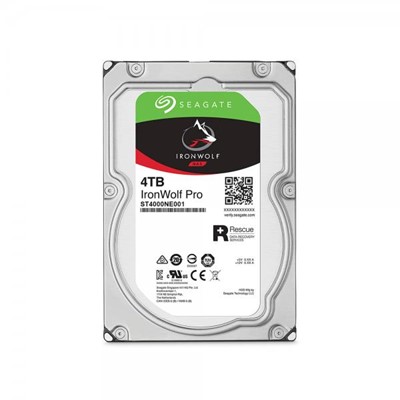 Seagate Ironwolf Pro 4Tb 7200Rpm 256Mb Sata3 6Gbit/Sn St4000ne001 Nas Hdd 