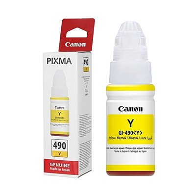 Canon Gı-490Y Sarı Tanklı Yazıcılar İçin Mürekkep 70Ml 7000 Sayfa