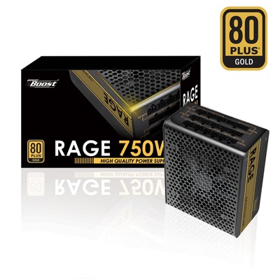 POWERBOOST RAGE 750W 80+ GOLD 12CM FAN GUC KAYNAGI (JPSU-BST-ATX750G)