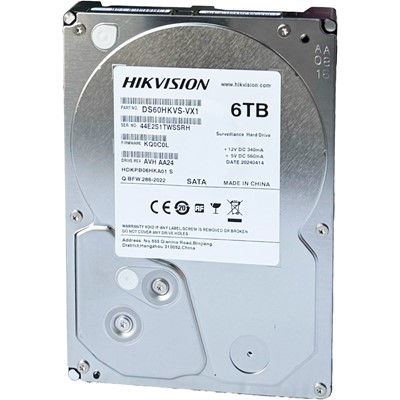 Hıkvısıon 6Tb 5400Rpm 128Mb Sata3 Ds60hkvs-Vx1 7/24 Güvenlik Hdd