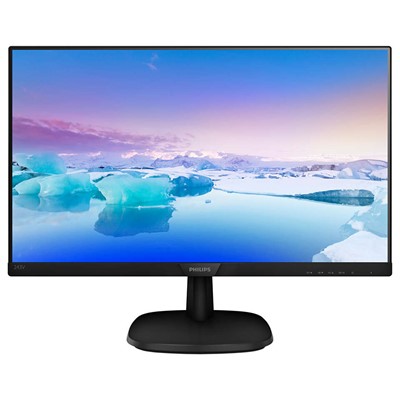 Phılıps 23.8" 243V7qjabf/01 1920X1080 4Ms 60Hz Ips Dp/Hdmı/Vga  Vesa  Speaker