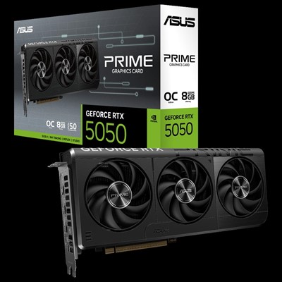 Asus Rtx5050 8Gb Gddr6 128Bıt 1Xhdmı/3Xdp (Prıme-Rtx5050-O8g)
