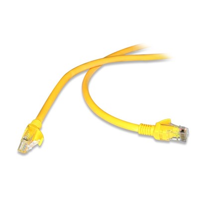 Flaxes Fnk-6002S Cat6 20Cm 23Awg Patch Kablo Sarı