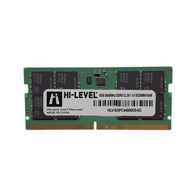8 Gb Ddr5 5600Mhz Hı-Level Cl38 1.1V Sodımm (Hlv-Sopc44800d5-8G)