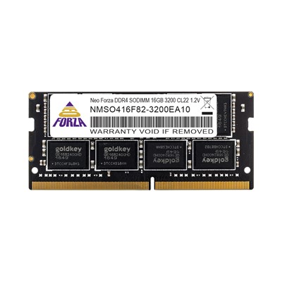 16 Gb Ddr4 3200Mhz Neoforza Cl22 Sodımm (Nmso416e82-3200Ea10)