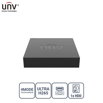 Unıvıew Xvr301-04F 4 Kanal 1X Hdd H65+ Hibrit Dvr Kayıt Cihazı