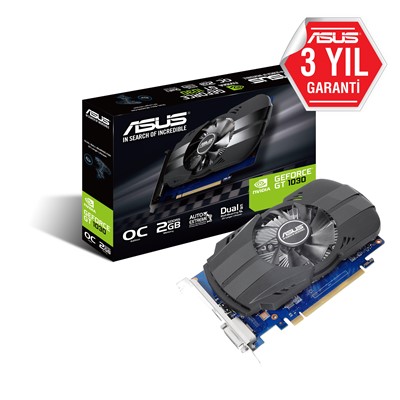 Asus Gt1030 2Gb Gddr5 64Bıt Hdmı/Dvı (Ph-Gt1030-O2g)