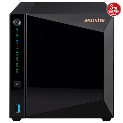 Asustor As3304t V2 2Gb 4 Bay 2.5Gb Lan Depolama Ünitesi