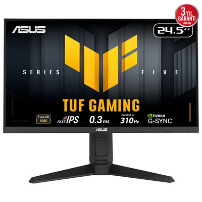 Asus 24.5" Vg259qmrl5a 1920X1080 0.3Ms 310Hz Dp/Hdmı +Vesa +Pıvot +Speaker