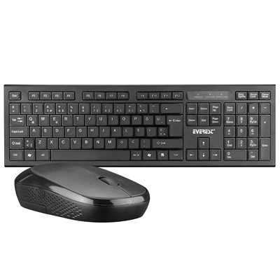 EVEREST KM-6121 KABLOSUZ Q KLAVYE + MOUSE SET 