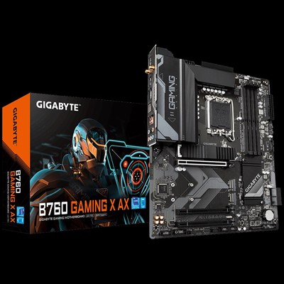 Gıgabyte B760-Gamıng-X-Ax 1700P Ddr5 Ses Glan Dp/Hdmı Sata3 Usb3.2 Atx