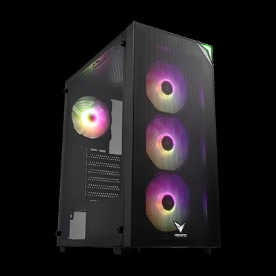 Vento Vg4200s 750W 80+ Usb3.0 4X12cm Rgb Fan Sıyah E-Atx Kasa