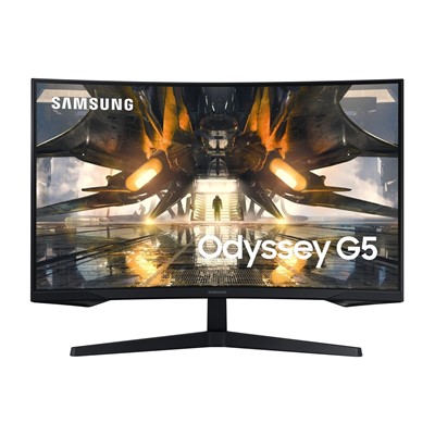 Samsung Odyssey G5 Ls32ag550euxuf 32" 1Ms 2K 2560X1440 Hdmı/Dp 165Hz Siyah Wqhd Monıtor Curved