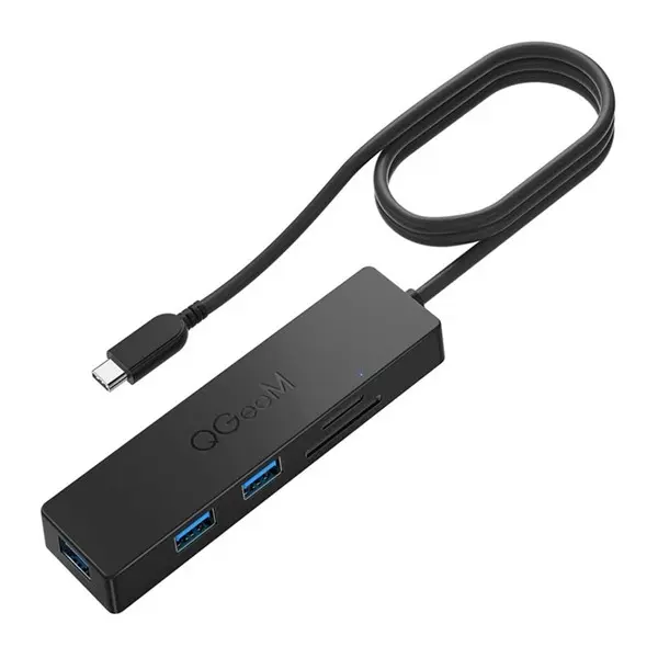 Qgeem (Qg-Uh05c) Usb3.0 Type-C To 3Xusb3.0/Sd/Tf Hub