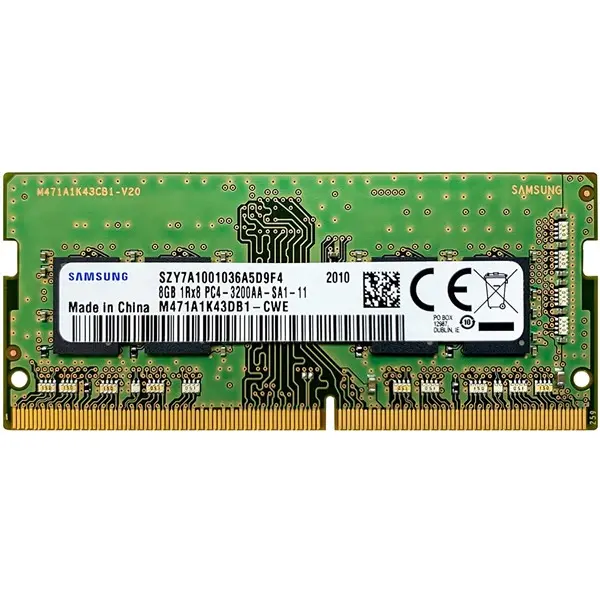 Samsung 8Gb 3200Mhz Ddr4 Samso3200/8 Notebook Ram