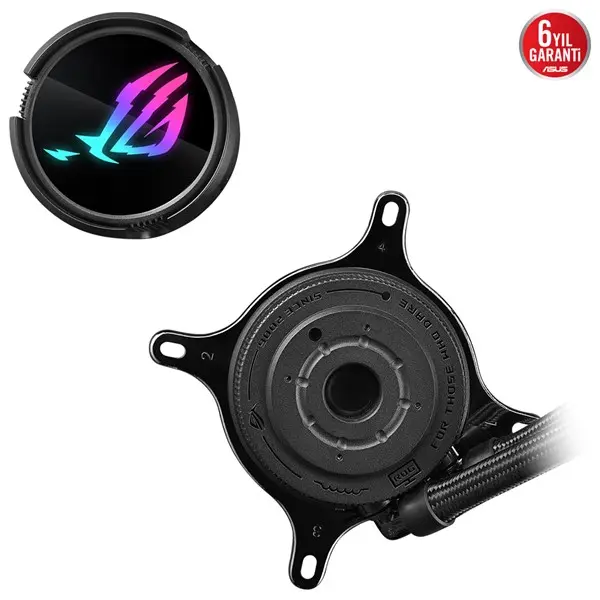 Asus Rog Strıx Lc Iıı 360 Argb Aura Sync Rgb Fan 360Mm Lga1700/Am4 Soket Sıvı Soğutma