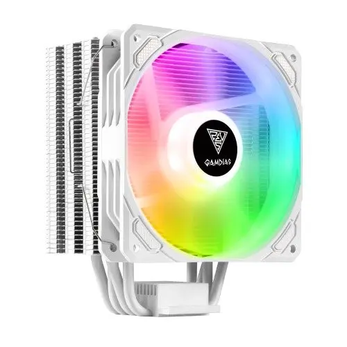 Gamdıas Boreas E1-410 Wh 120Mm Lga1200/Am4 Soket Argb Cpu Fan