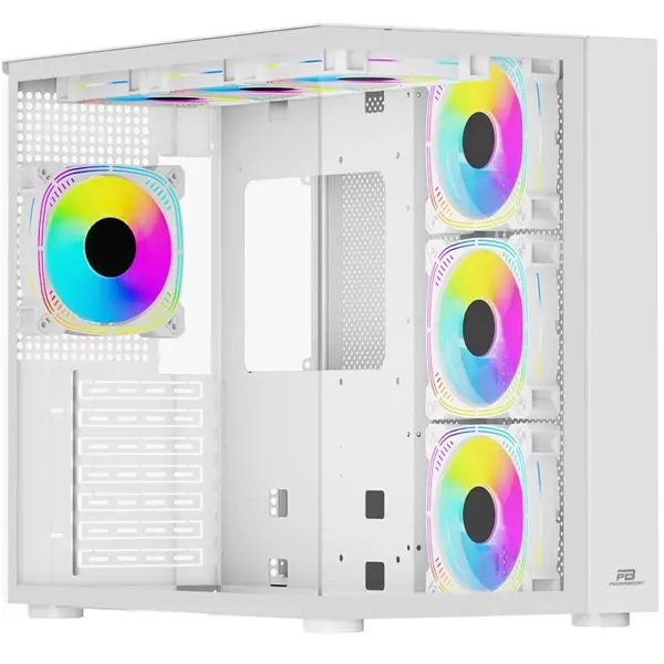 Power Boost Pb-Ss02w 7X Argb Fan Atx Sea Vıew Usb3.0 Beyaz Kasa