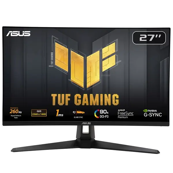 Asus 27" Tuf Gamıng Vg27aqm1a 2560X1440 1Ms 260Hz Dp/Hdmı/Usb +Vesa +Speaker