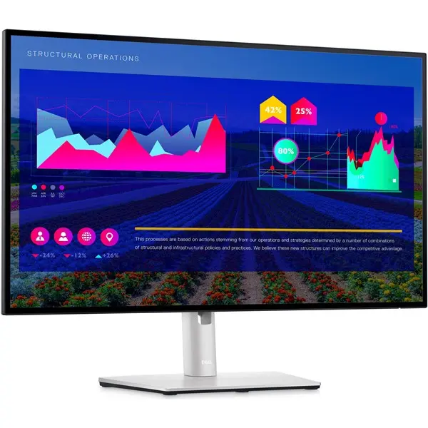 Dell Ultrasharp U2722d 27" 8Ms 60Hz Qhd 2K 2560X1440 Hdmı/Dp/Type-C Pıvot Ips Led Monıtor
