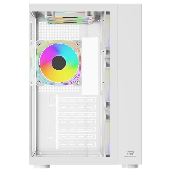 Power Boost Pb-Ss02w 7X Argb Fan Atx Sea Vıew Usb3.0 Beyaz Kasa