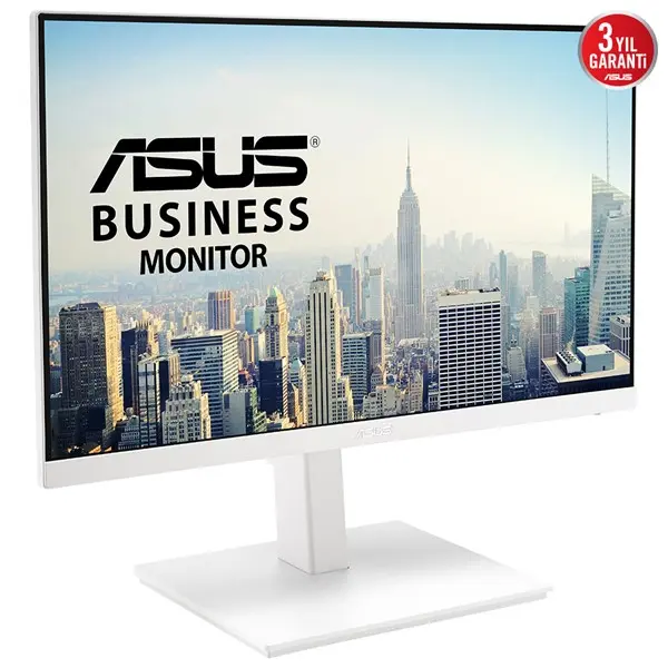Asus Va24eqsb-W 23.8" Fullhd 1920X1080 Ips 75Hz Hdmı Dp D-Sub-Usb Vesa/Pıvot Adaptive-Sync Çerçevesiz Bussınes Monitör