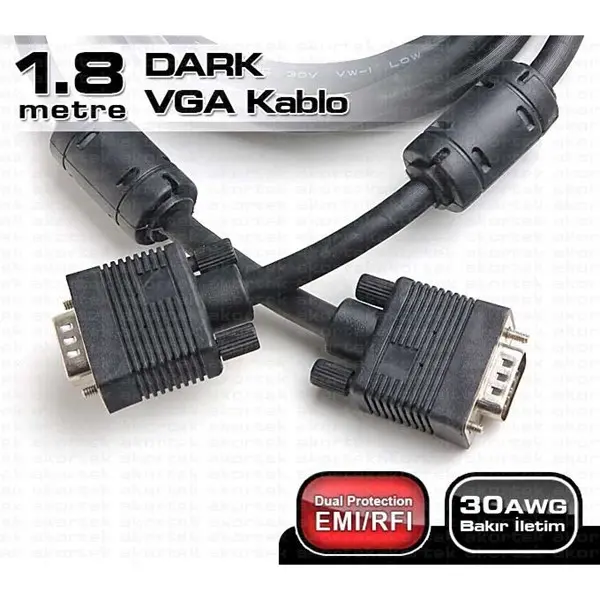 Dark Dk-Cb-Vgal180 1.8Mt Vga Kablo