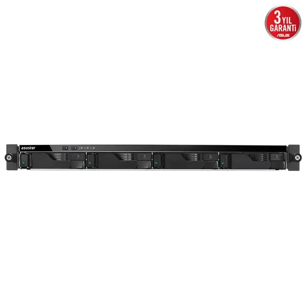 ASUSTOR AS6504RD 4 BAY NAS(4X20TB Desteği), 8GB DDR4, 1GbE x2, 2.5GbE x2, PSU x2 DEPOLAMA ÜNİTESİ