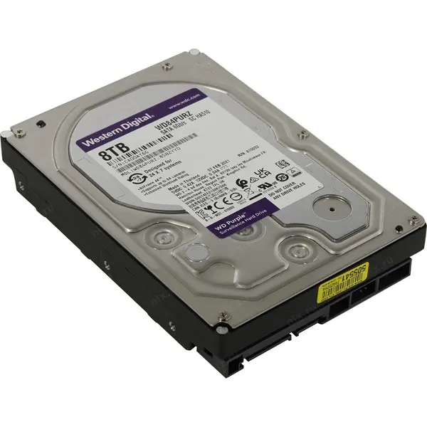 Wd Purple 8Tb 5640Rpm 128 Mb Sata3 6Gbit/Sn Wd84purz 7/24 Hdd