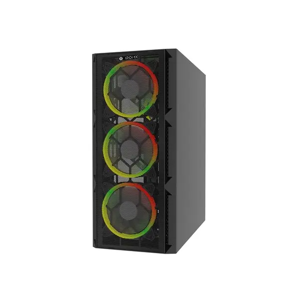 Iromx Space Btx-65G Psu Yok 4X Raınbow Fıxed Led Fan Atx 2Xusb3.0 Siyah Kasa