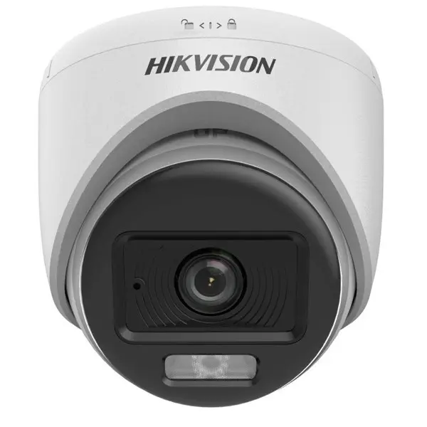 Hıkvısıon Ds-2Ce70df0t-Lpfs 2Mp 2.8Mm Colorvu Dahili Ses 20Mt Smart Hybrıd Hd-Tvı Dome Kamera