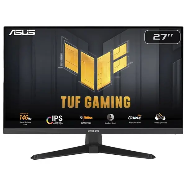 Asus Tuf Gamıng Vg279qe5a 27 Ips 1920X1080 1Ms 146Hz 300Cd Dp Hdmı Hoparlor Vesa