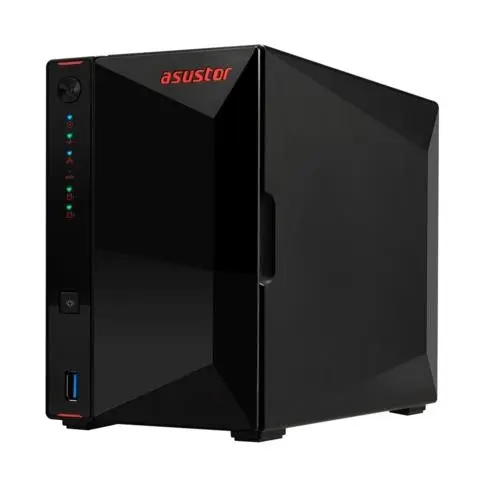 ASUSTOR AS5202T 2 BAY NAS(2X22TB Desteği), 2GB DDR4, 2.5GbE x2 DEPOLAMA ÜNİTESİ
