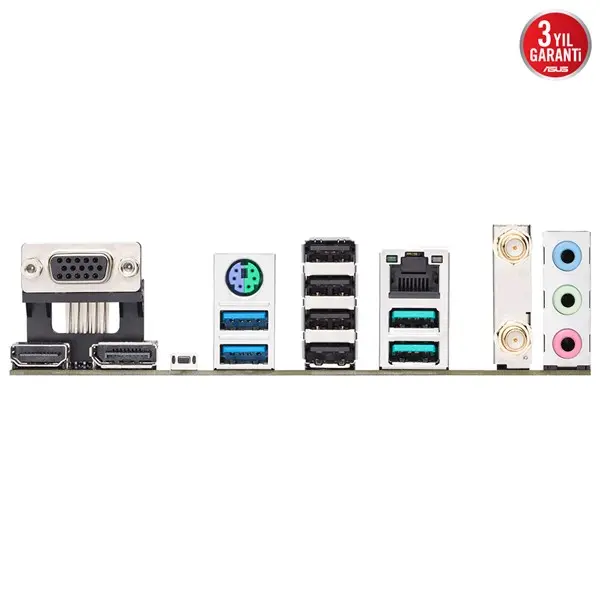Asus Prıme B650m-A Wıfı Iı Amd B650 Am5 Ddr5 6400 Dp Hdmı Vga 2X M2 Usb3.2 Ax Wifi-Bt Aura Rgb 2.5Gbit Lan Matx Asus 5X Protectıon Iıı Bıos Flashback