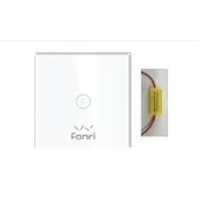 FONRİ WF3-EL3-0201-04 WIFI KABLOSUZ AKILLI DOKUNMATİK PERDE PANJUR DUVAR ANAHTARI