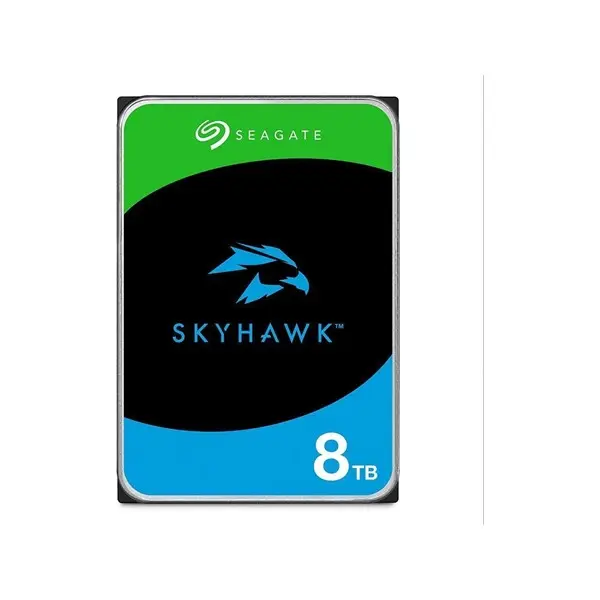 SEAGATE SKYHAWK 8 TB 256MB SATA3 180TB/Y RV 7/24 (ST8000VX010)