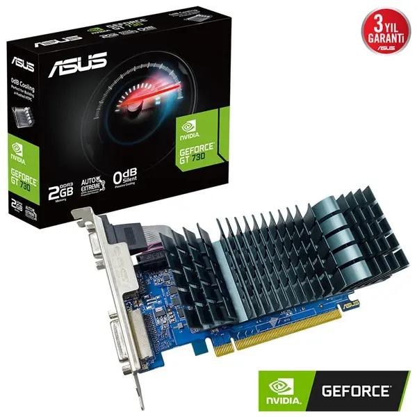 Asus Gt730-Sl-2Gd3-Brk-Evo Gt730 2Gb Gddr5 64Bit 4Xhdmı 16X