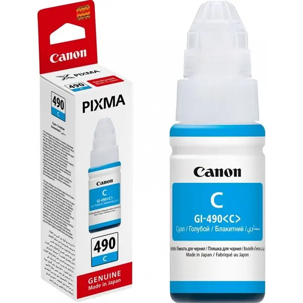 Canon Gı-490C Mavı Tanklı Yazıcılar İçin Mürekkep 70Ml 7000 Sayfa