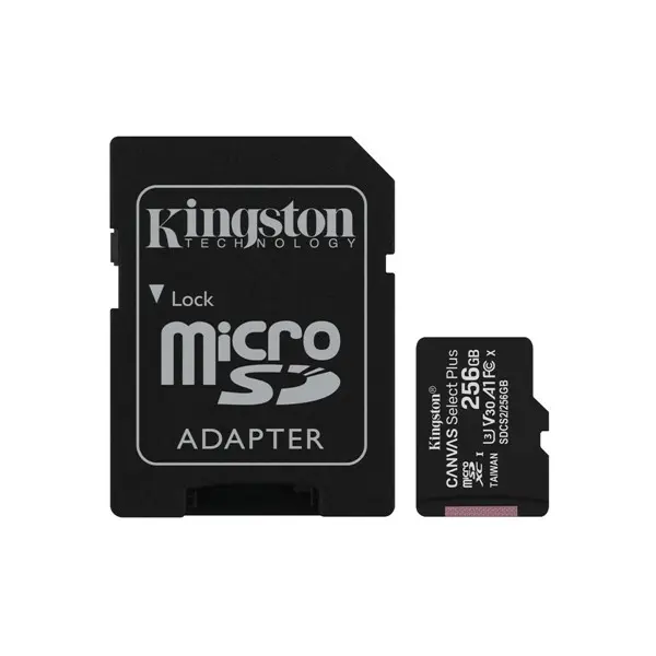 256 Gb Kıngston Canvas Select Plus Mıcro Sdhc Uhs-1 C10 100Mb/S (Sdcs2/256Gb)